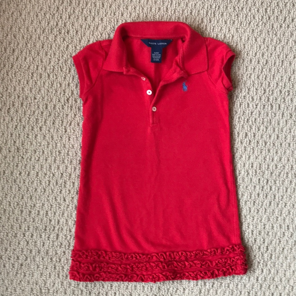 Ralph Lauren short sleeve polo dress 4T